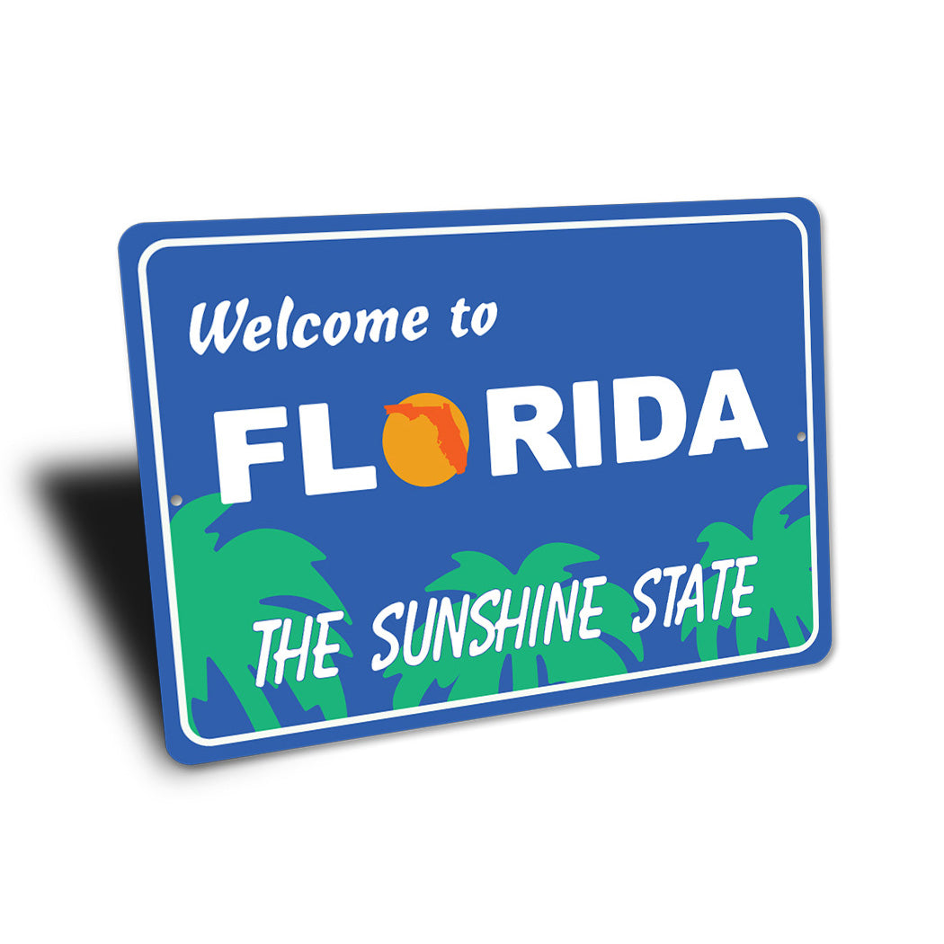 Welcome To Florida Road Sign