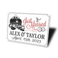 Just Married Date Sign