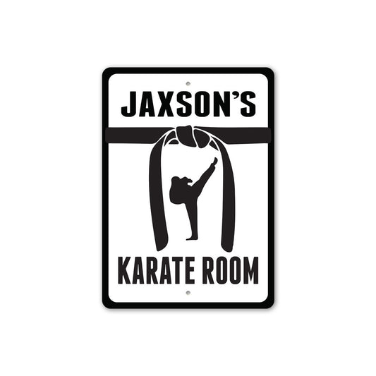 Custom Karate Belt Room Sign