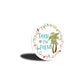 Deck The Palms Circle Sign