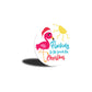 Flock To The Beach Christmas Circle Sign