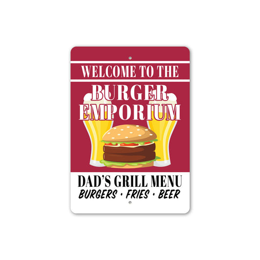 Burger Emporium Sign