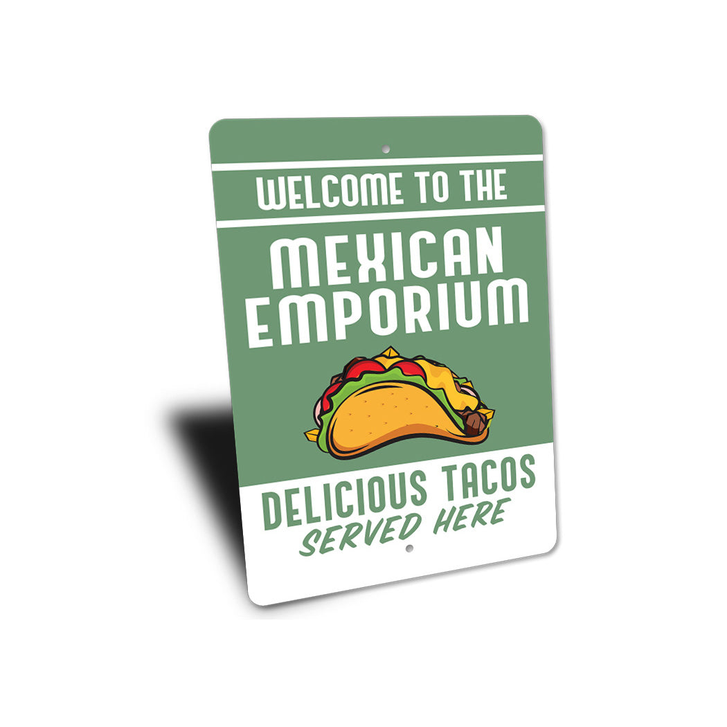 Mexican Emporium Tacos Sign