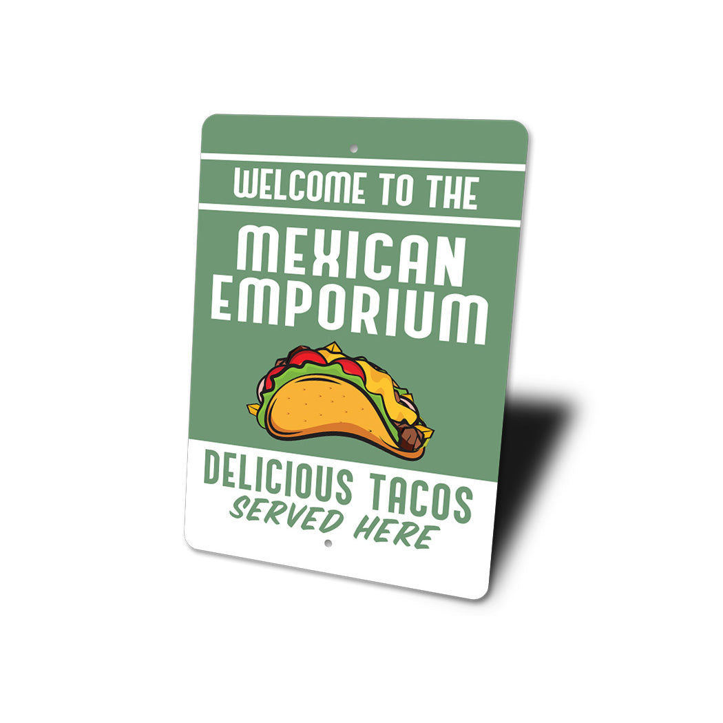 Mexican Emporium Tacos Sign