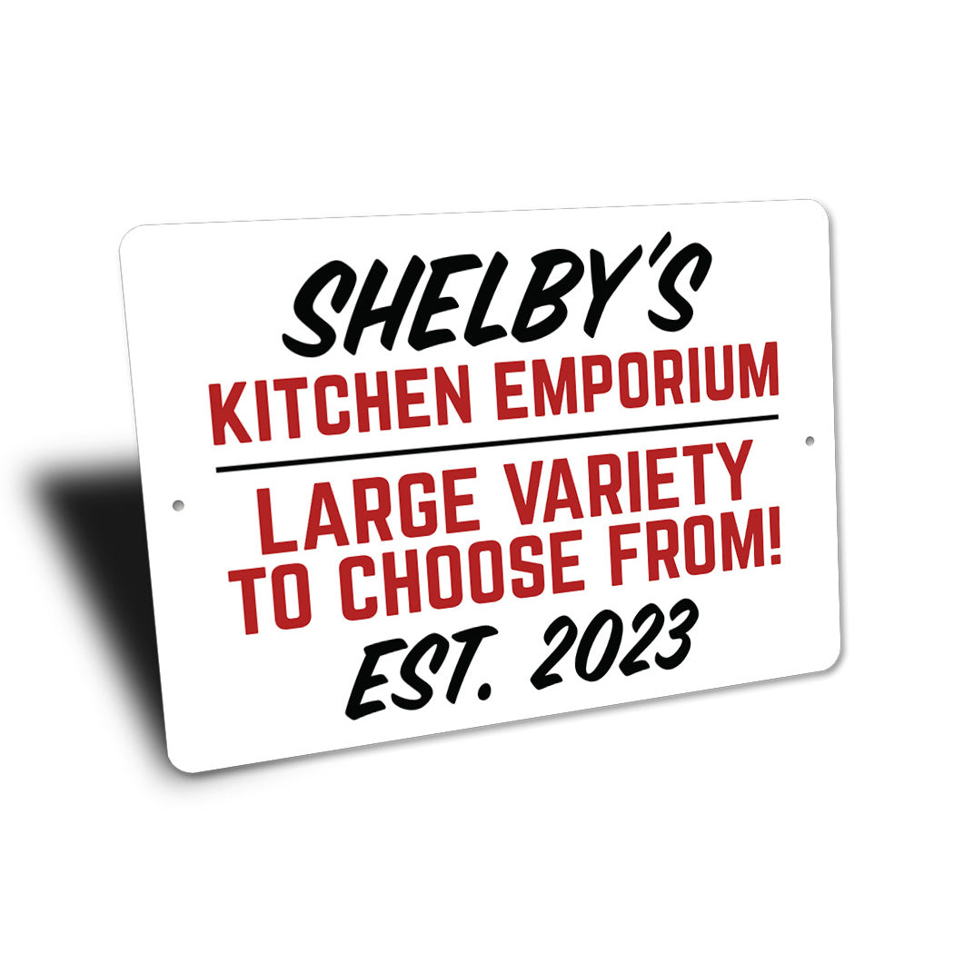 Custom Kitchen Emporium Sign