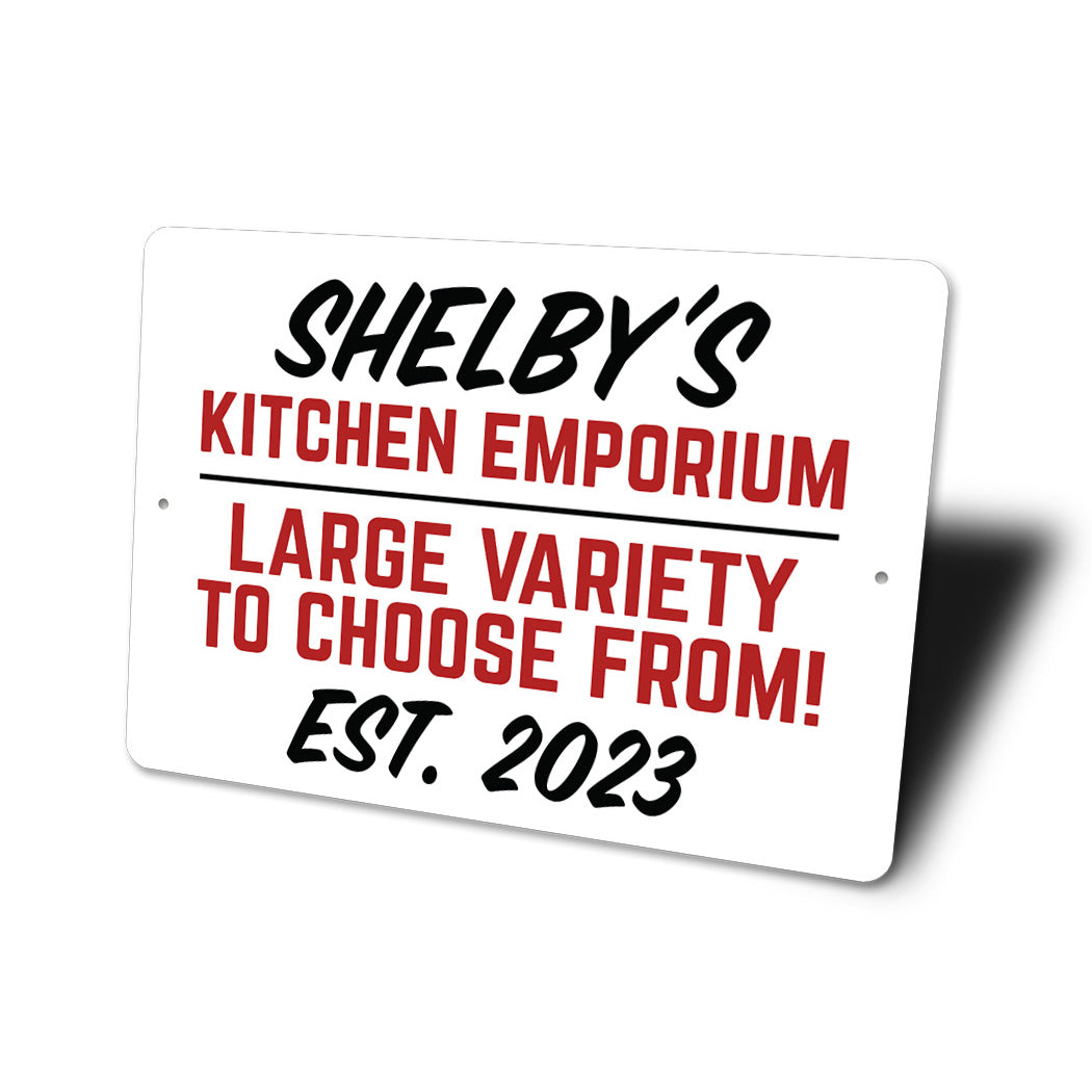 Custom Kitchen Emporium Sign