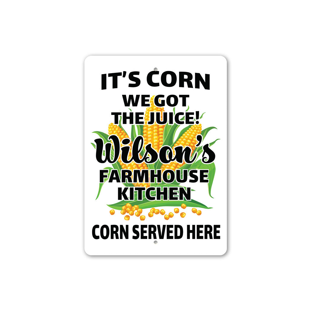 Its Corn Farmhouse Sign