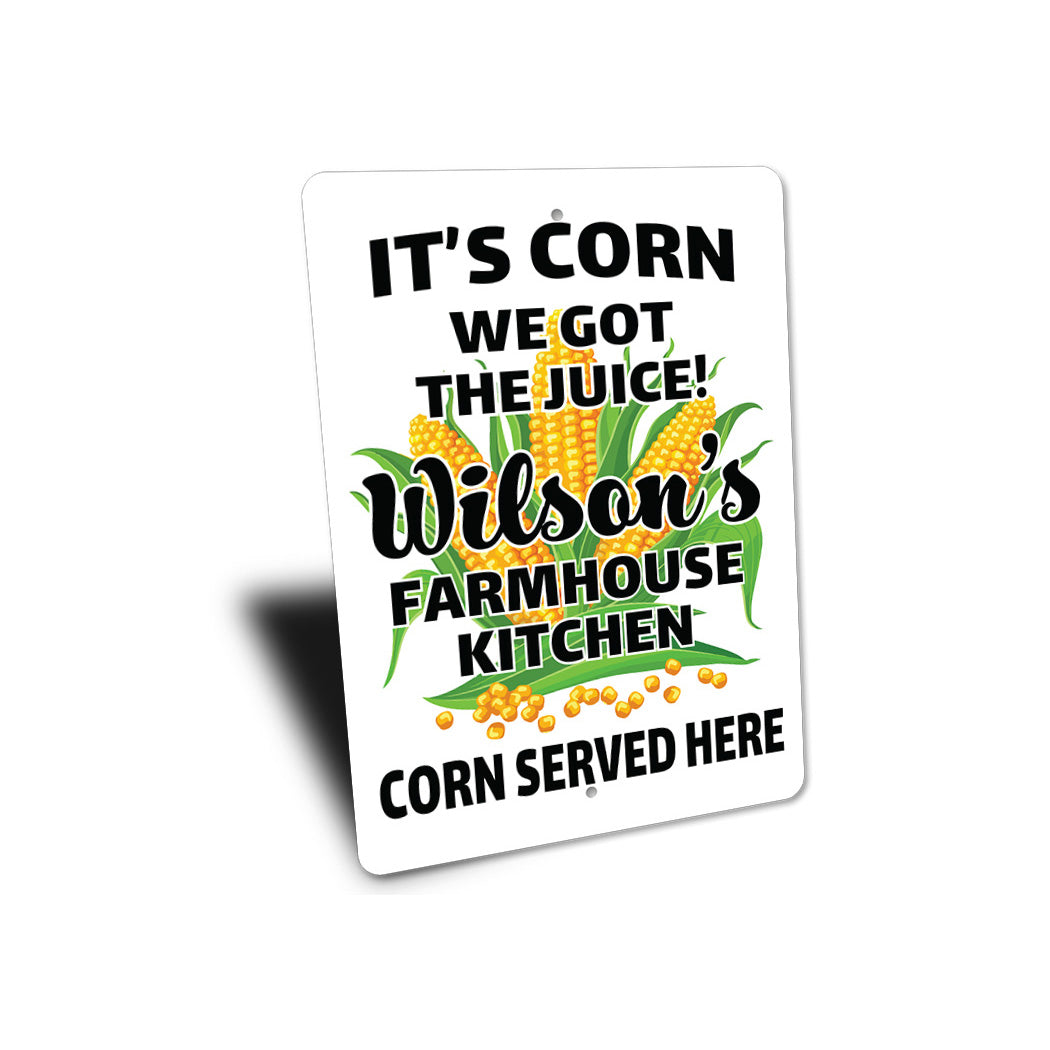 Its Corn Farmhouse Sign