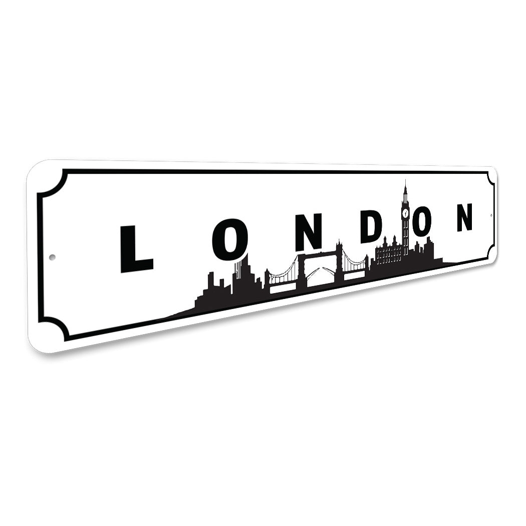 London Skyline Sign