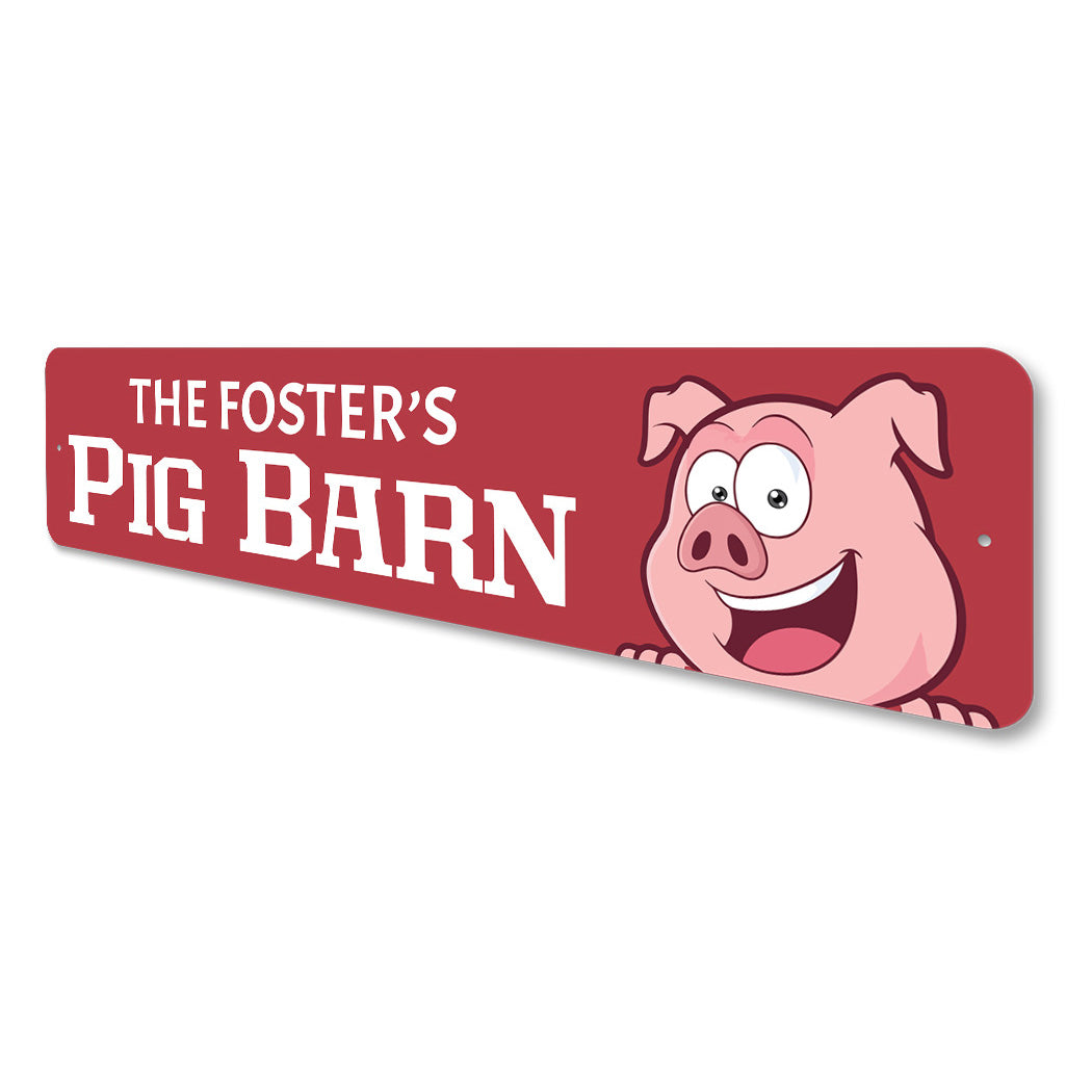 Pig Barn Farm Sign