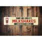 Homemade Milkshakes Sign
