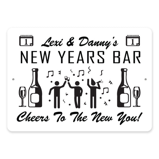 Cheers To The New You New Years Sign