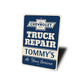 Personalized Chevy Truck Repair Garage Sign