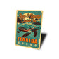 Slow And Steady Down In Florida Sign