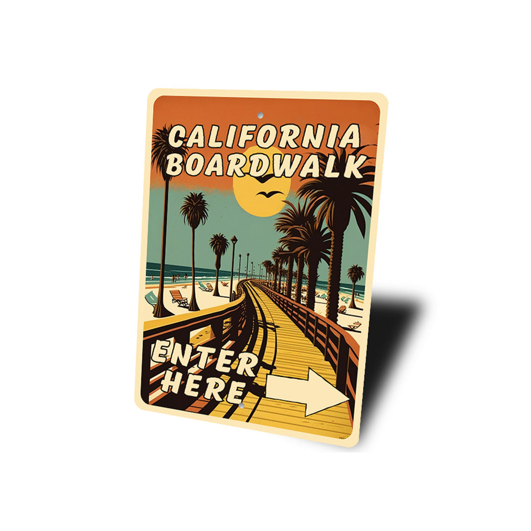 California Boardwalk Entrance Sign