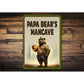 Papa Bears Mancave Sign