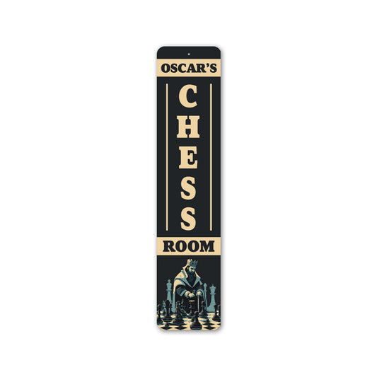 Custom Name Chess Room Gameroom Sign