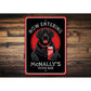 Black Labrador Home Bar Now Entering Sign