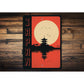 Japan Sea Sunset Pagoda Sign