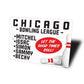 Custom Bowling League Team Sign