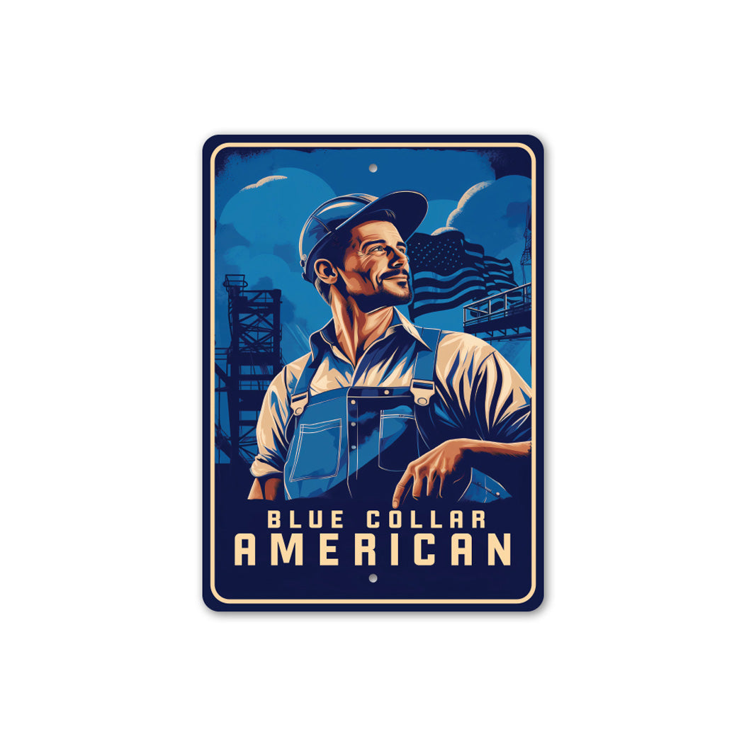 Blue Collar American Sign