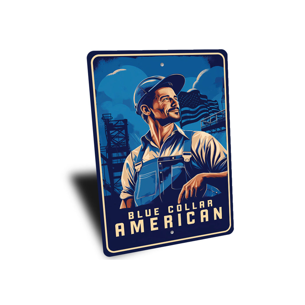 Blue Collar American Sign