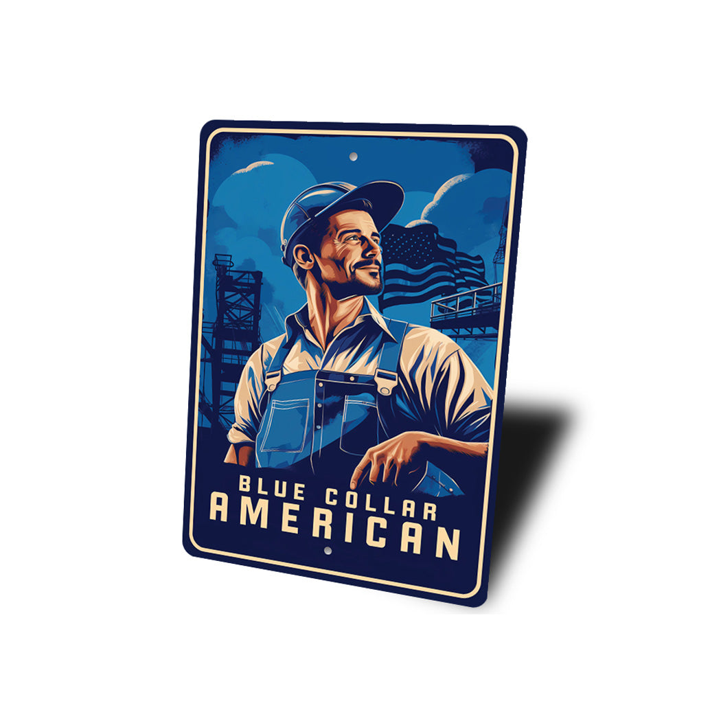 Blue Collar American Sign