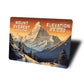 Mount Everest Elevation Metal Sign