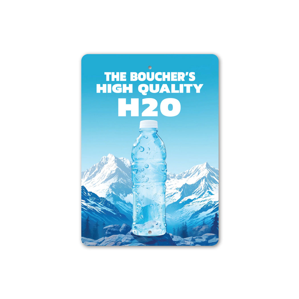 Personalized High Quality H20 Drinking Water Sign