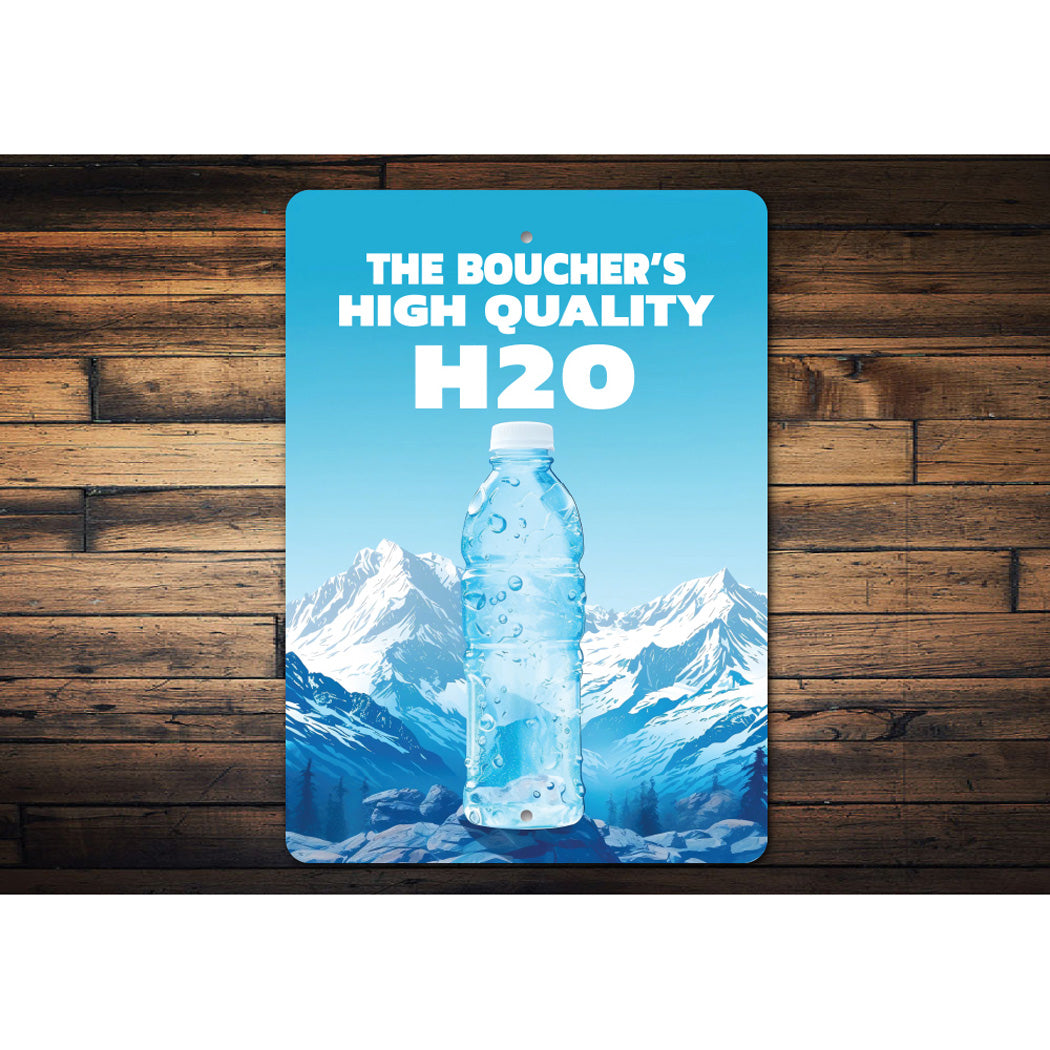 Personalized High Quality H20 Drinking Water Sign