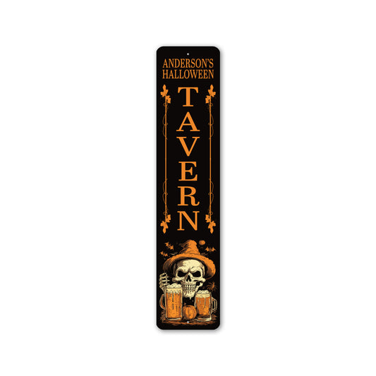 Personalized Family Halloween Tavern Sign