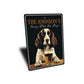 English Springer Spaniel Serving What You Bring Sign
