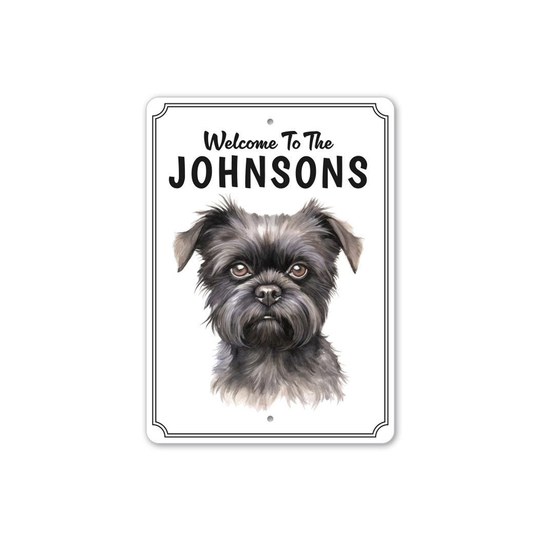 Affenpinscher Welcome To Personalized Sign