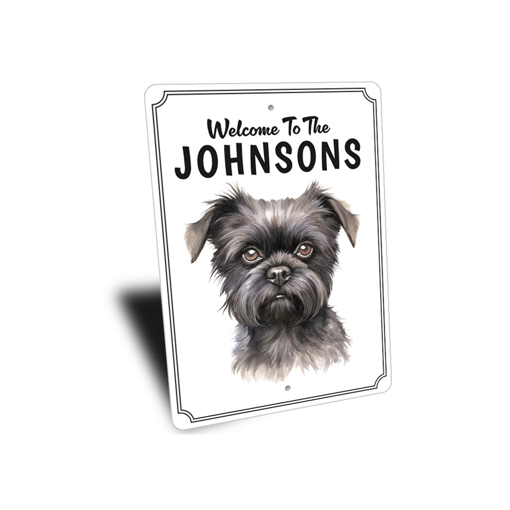 Affenpinscher Welcome To Personalized Sign