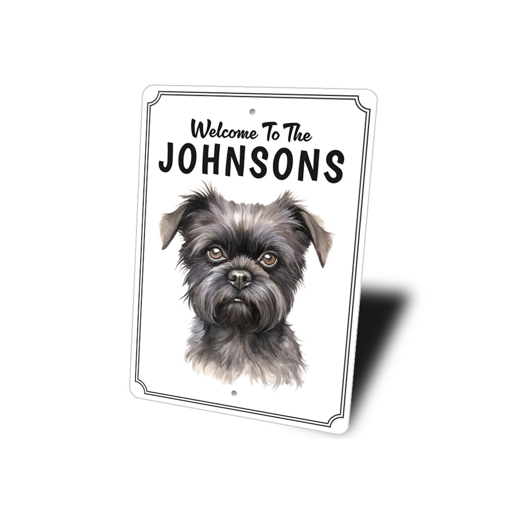 Affenpinscher Welcome To Personalized Sign