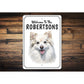 American Eskimo Dog Welcome To Personalized Sign