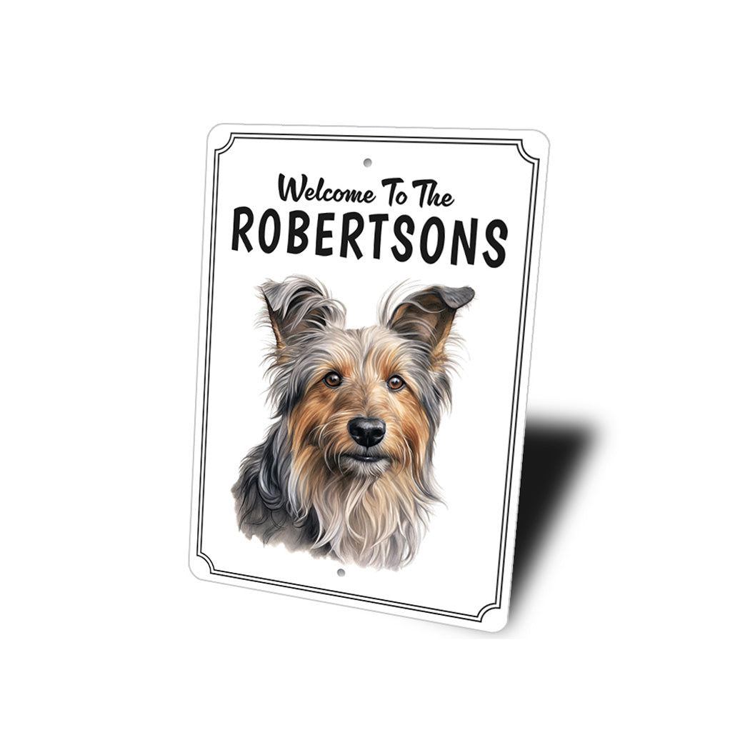 Australian Terrier Welcome To Personalized Sign