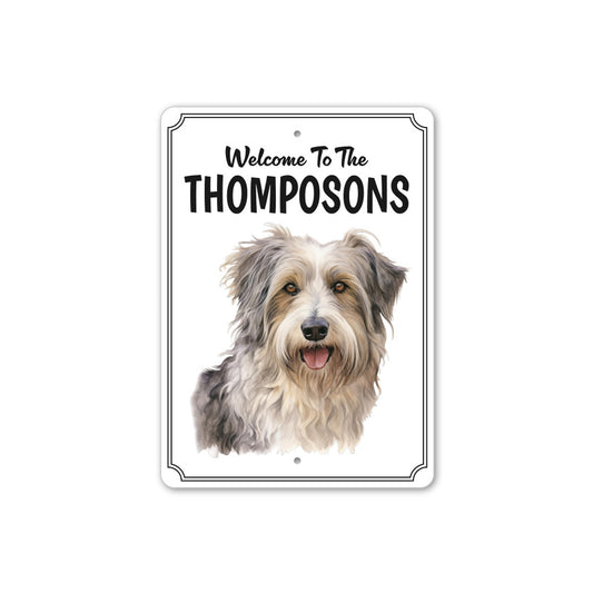 Catalan Sheepdog Welcome To Personalized Sign