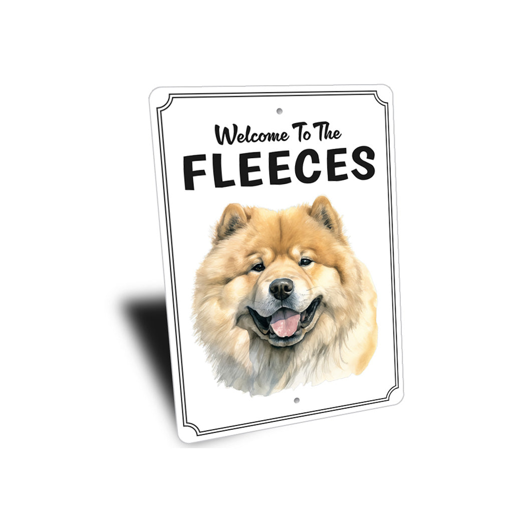 Chow Chow Welcome To Personalized Sign