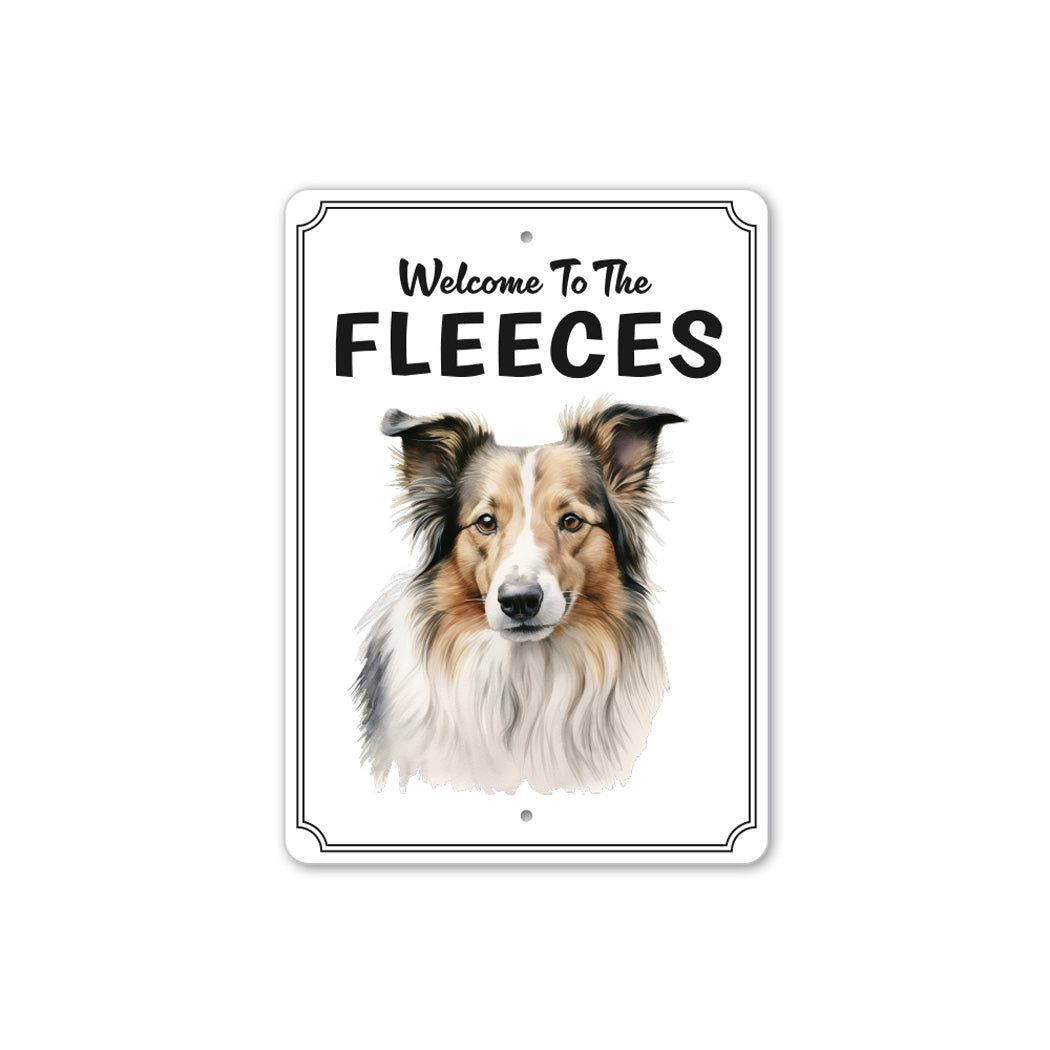 Collie Welcome To Personalized Sign
