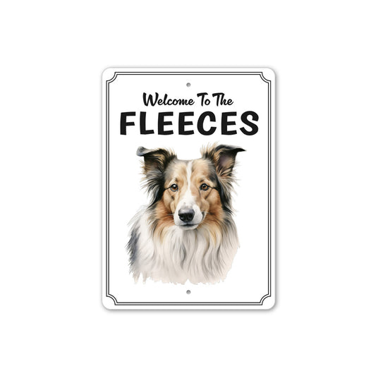 Collie Welcome To Personalized Sign