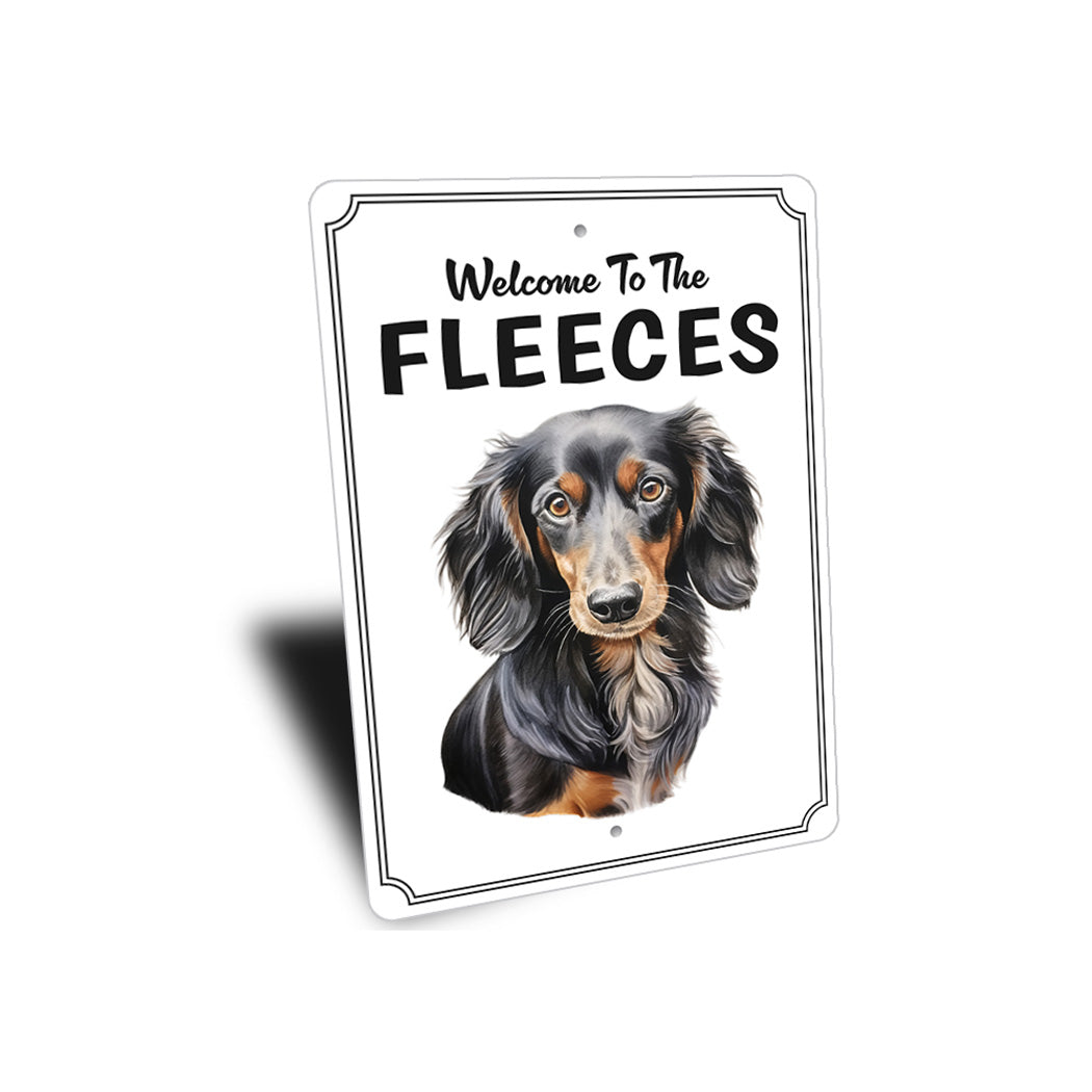 Dachshund Welcome To Personalized Sign