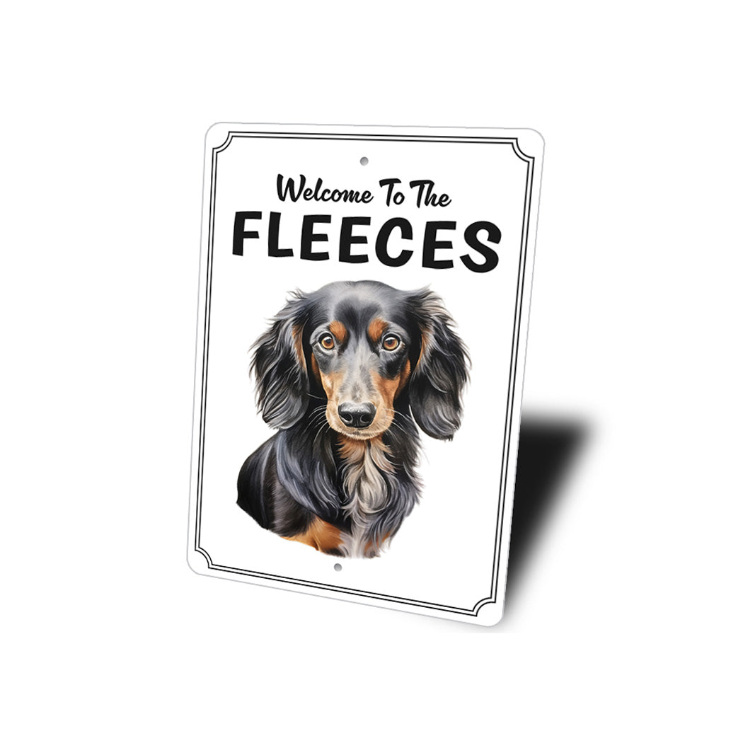 Dachshund Welcome To Personalized Sign
