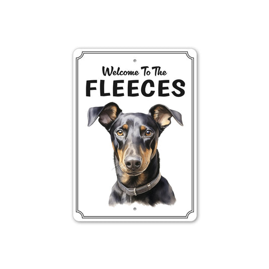 Doberman Pinscher Welcome To Personalized Sign