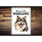 Finnish Lapphund Welcome To Personalized Sign