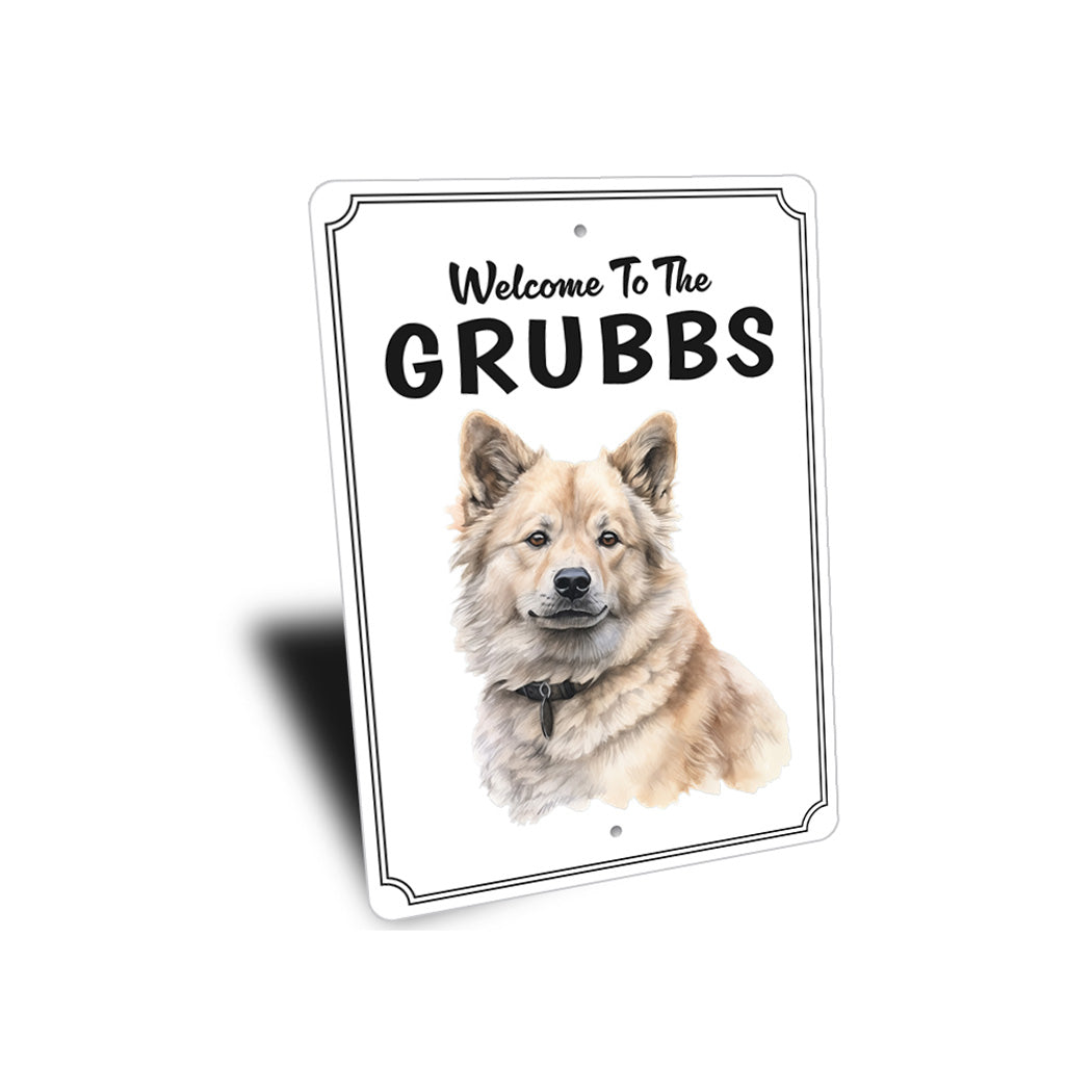 Greenland Dog Welcome To Personalized Sign