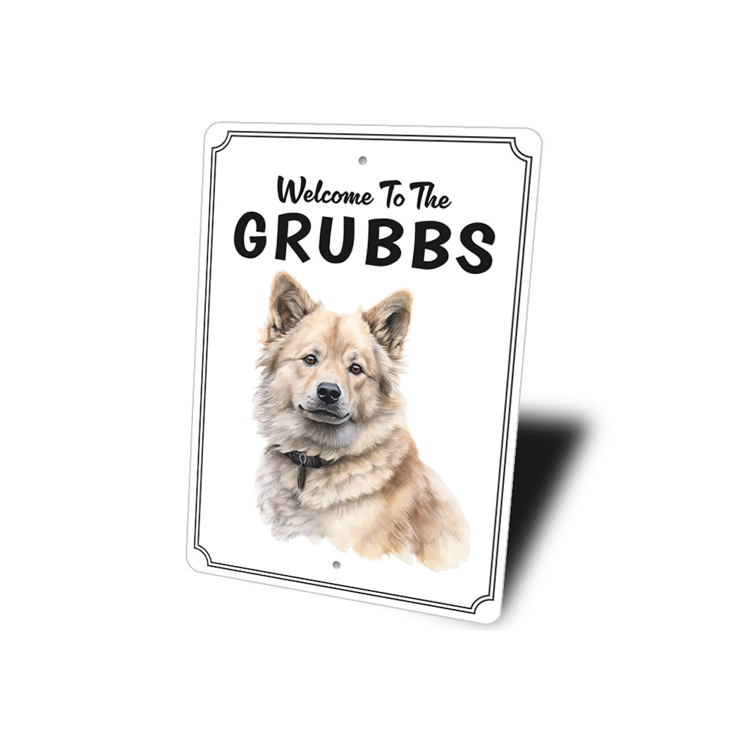 Greenland Dog Welcome To Personalized Sign