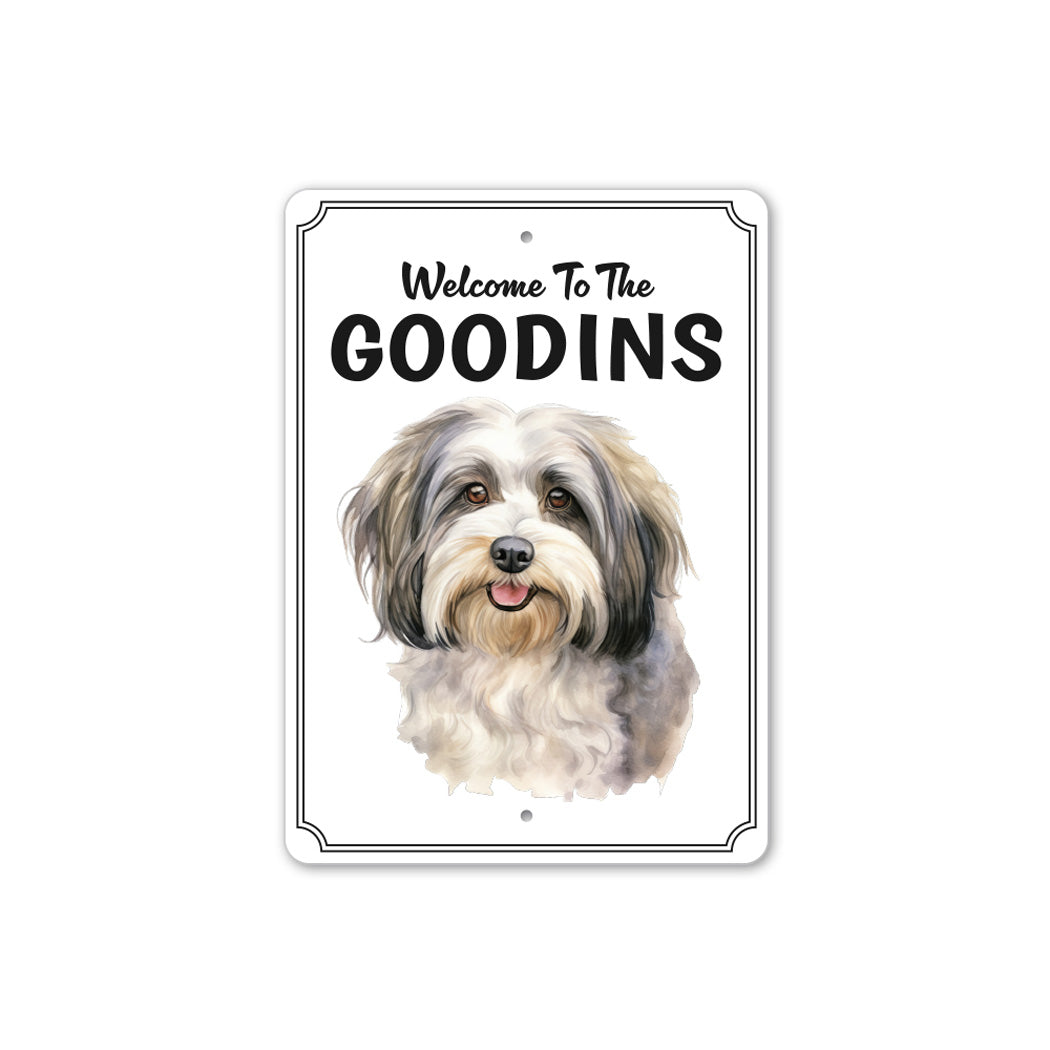Havanese Welcome To Personalized Sign