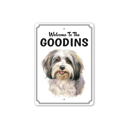 Havanese Welcome To Personalized Sign