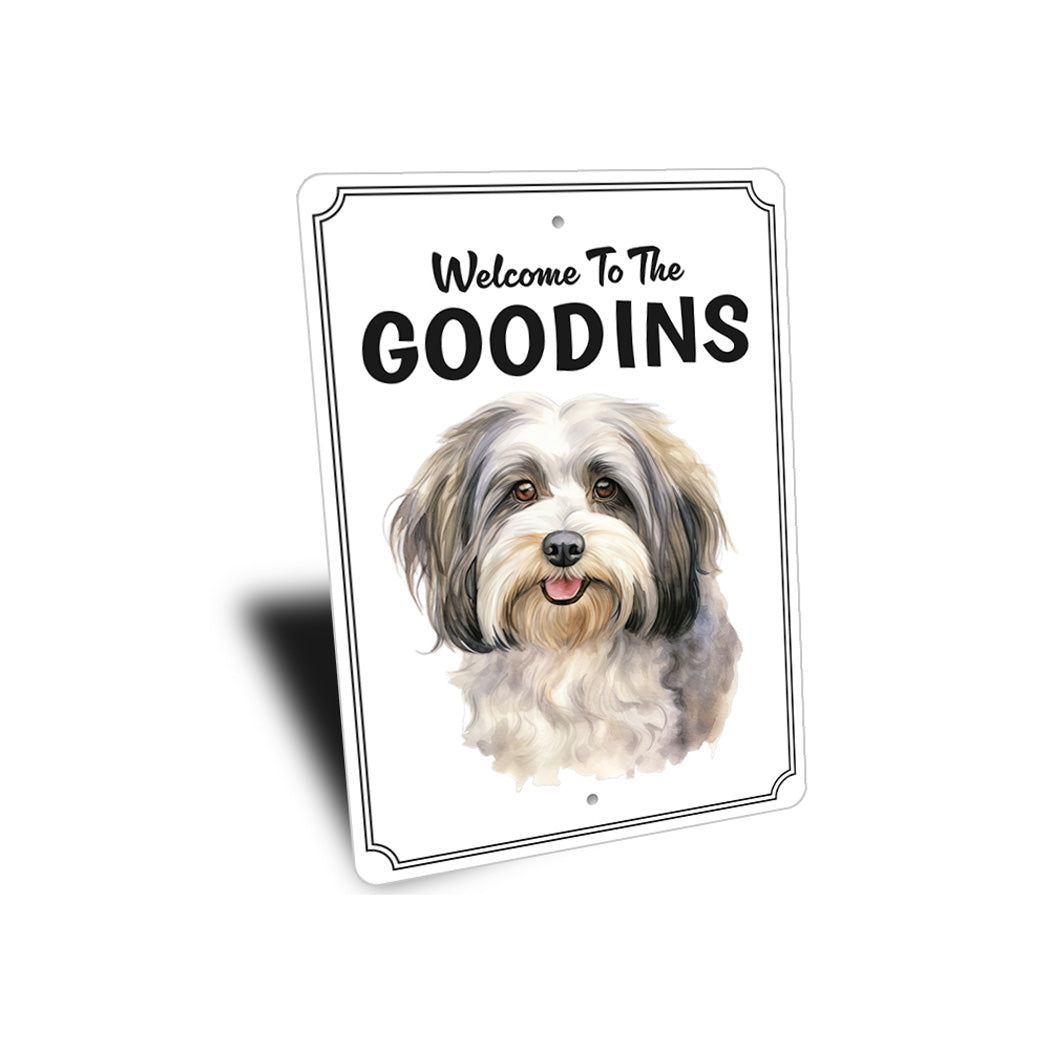 Havanese Welcome To Personalized Sign